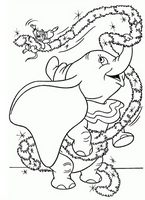 kolorowanki Dumbo do wydruku Disney malowanka numer 41